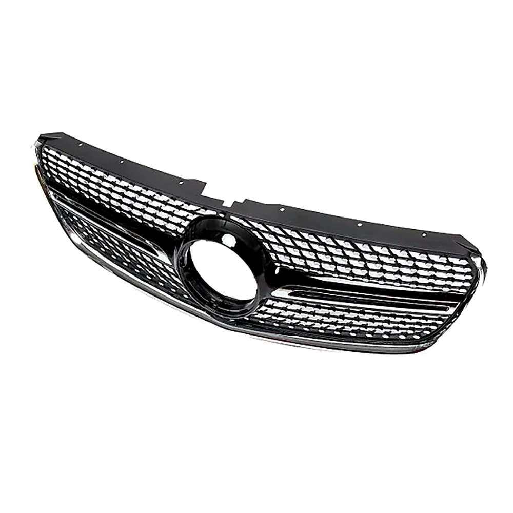 V Class - W447: Gloss Black Diamond Silver Grill 15-19