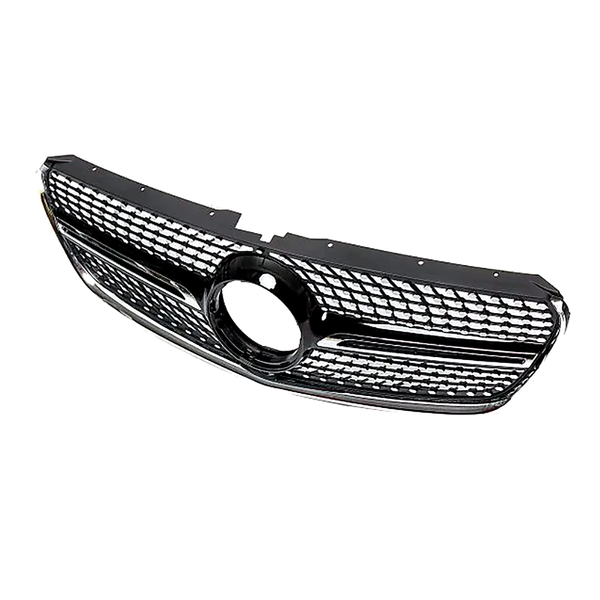 V Class - W447: Gloss Black Diamond Silver Grill 15-19