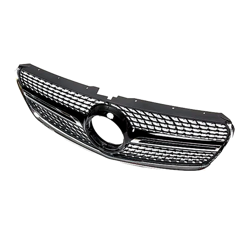 V Class - W447: Gloss Black Diamond Silver Grill 15-19