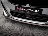 Car front bumper with a sleek design features a black license plate displaying an Instagram logo and the text 