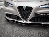 Giulia - Sport: Gloss Black Maxton Front Splitter V2 16+