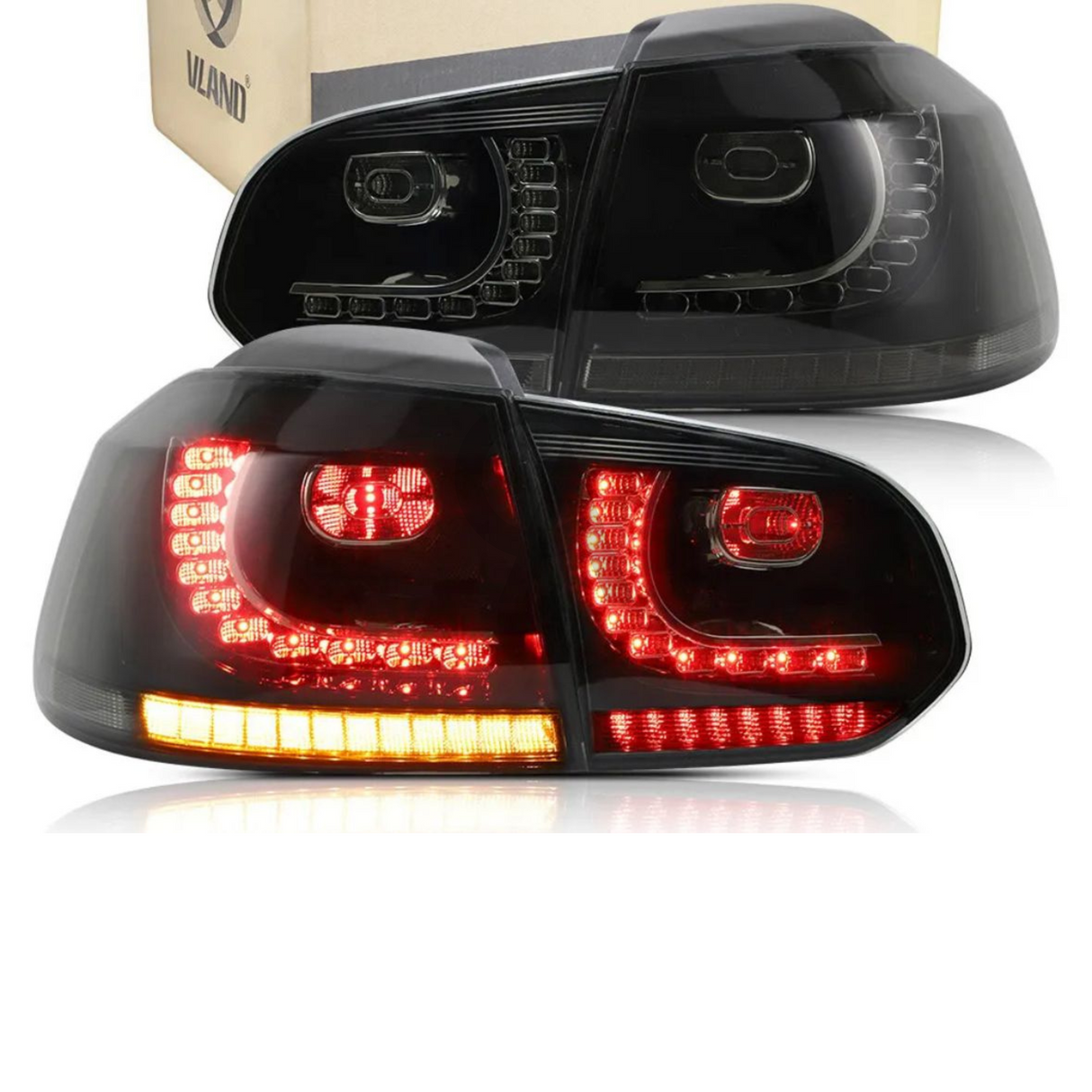 Golf - MK6: LED Red Eye Sequential Front Headlights 10-12