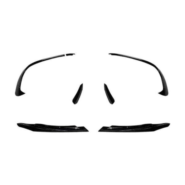 a class w176 gloss black rear canards