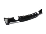 4 series f32 f33 f36 gloss black dual exhaust diffuser