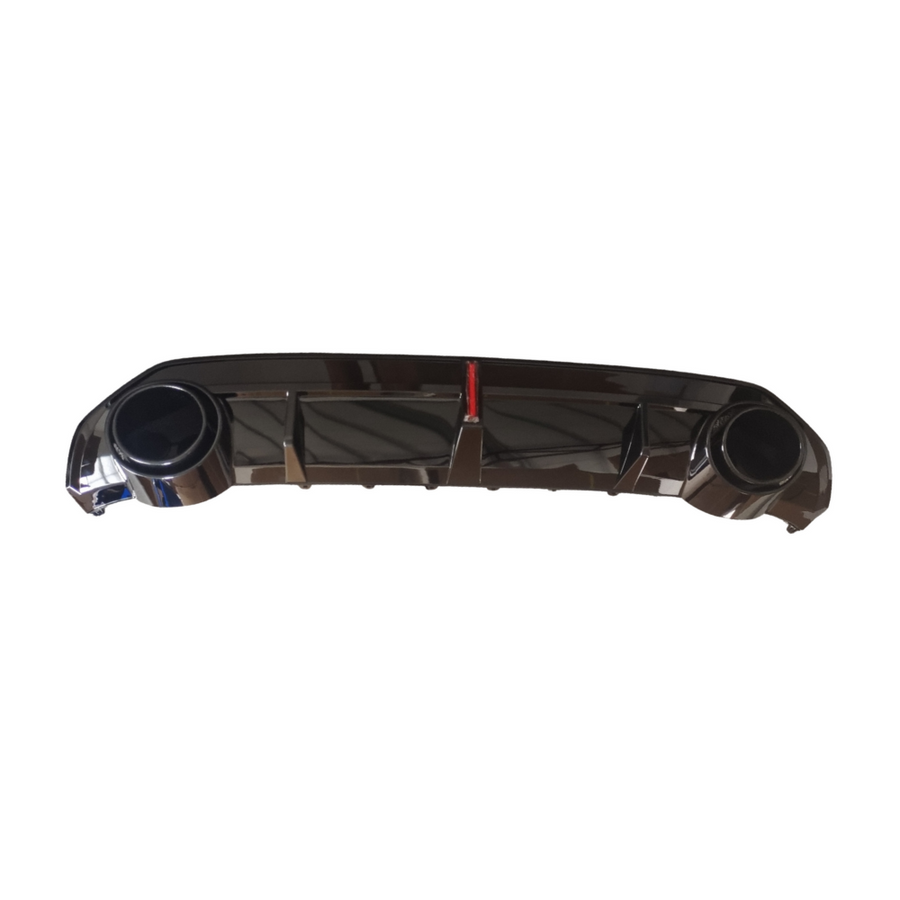A3 - 8Y/8YS: Gloss Black RS3 Style LED Diffuser with Black Exhaust Tips 21-24