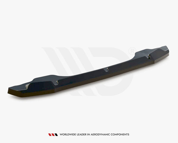 A sleek, black aerodynamic component is positioned on a plain white background. Text reads: "WORLDWIDE LEADER IN AERODYNAMIC COMPONENTS."