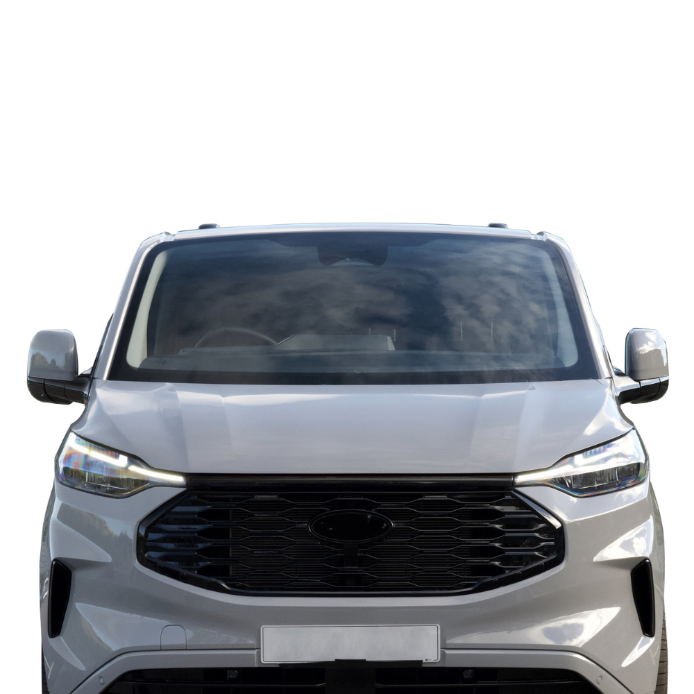 Ford Transit Custom MK2: Gloss Black Honeycomb Grill 24+