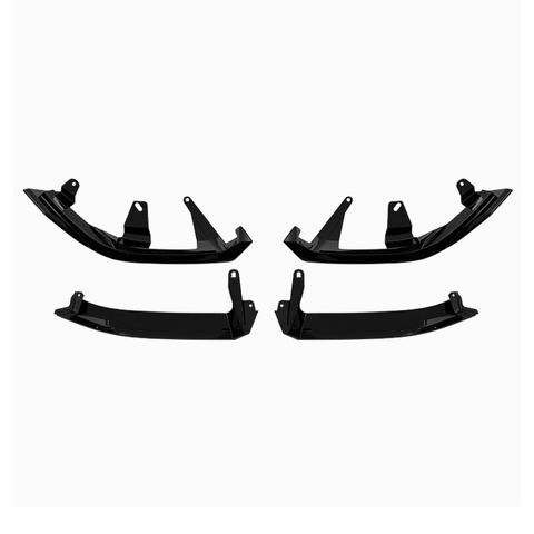 5 Series - G60: Gloss Black Front Splitter V1 Style 24+