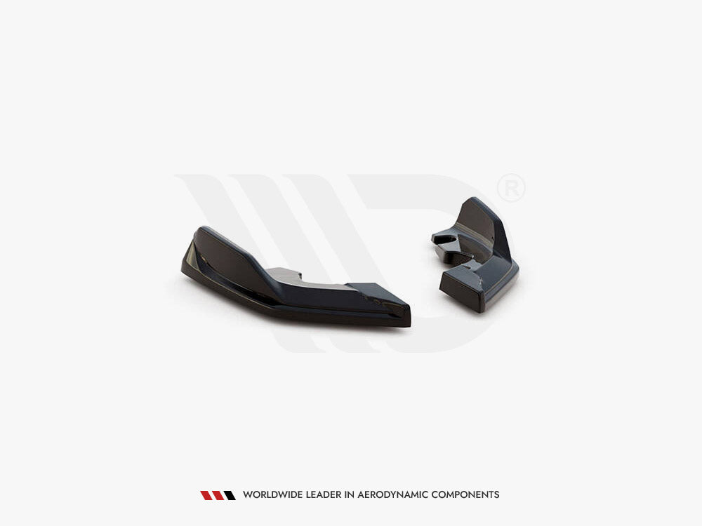 1 Series - F40: Gloss Black Maxton Rear Side Splitters V4 20-24