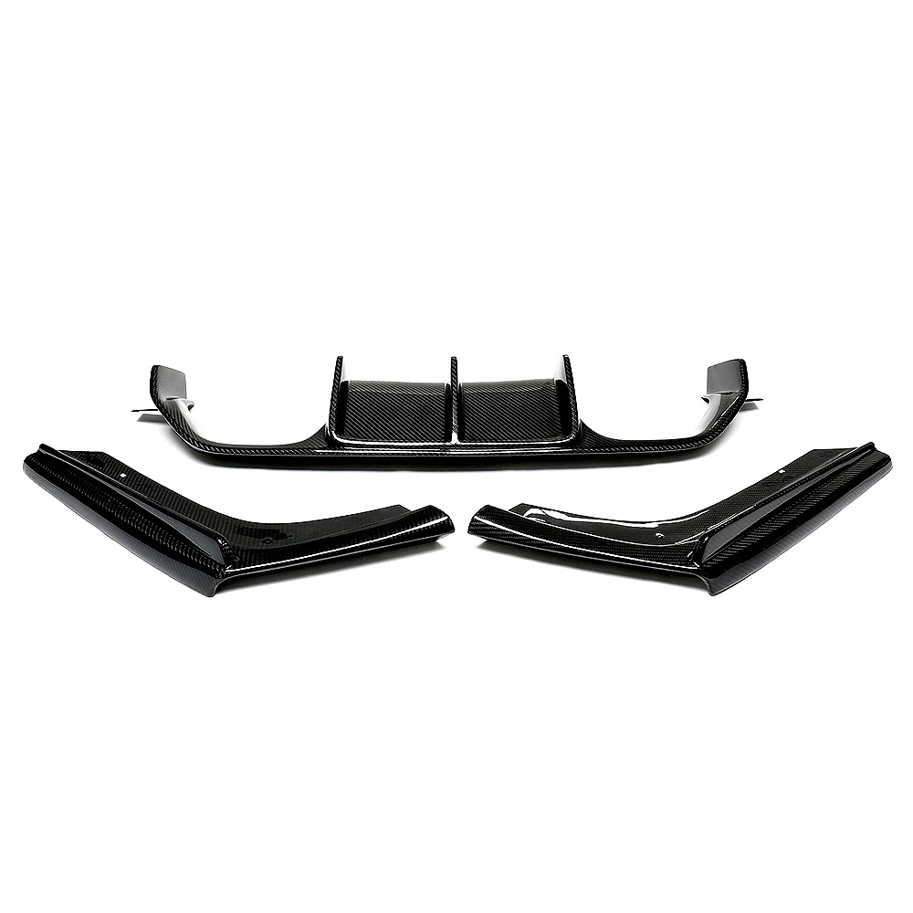 M3 M4 - F80/F82/F83: Dry Pre-Preg Carbon Fibre V Style Rear Diffuser 14-20