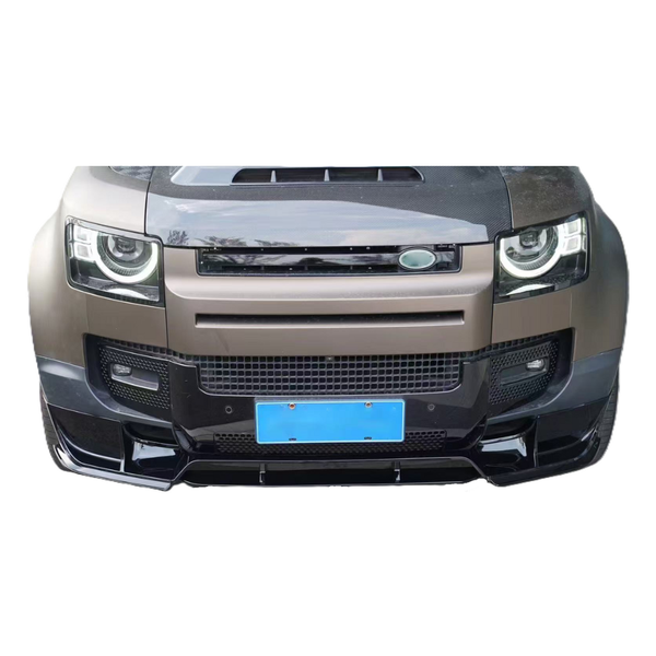 Defender 90/110 - L663: Gloss Black V1 Front Splitter 20+