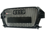 Q3 - 8U Pre-Facelift: Gloss Black Honeycomb RS Style Grill 13-15