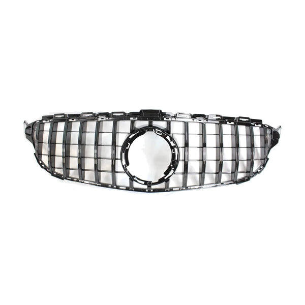 c class w205 gloss black panamericana gt grill 19