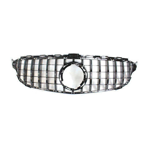 c class w205 gloss black panamericana gt grill 19