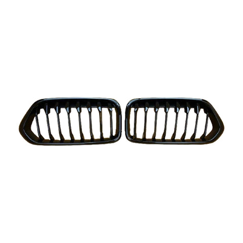 x2 f39 gloss black grill single slat 17