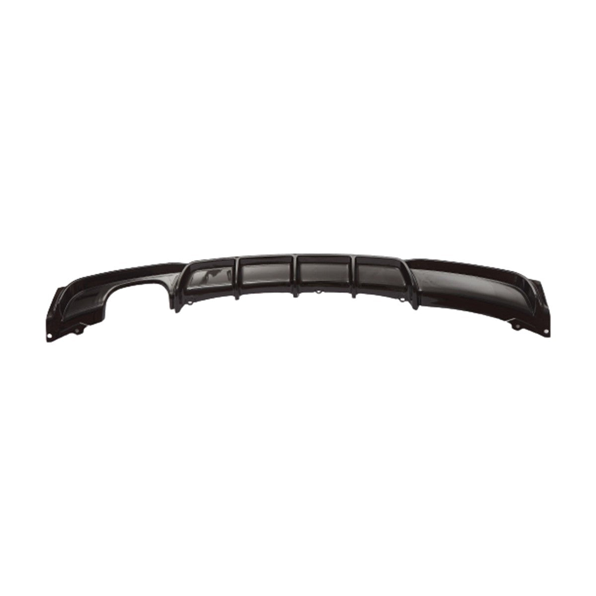 3 series f30 f31 gloss black twin exhaust rear diffuser 12 19