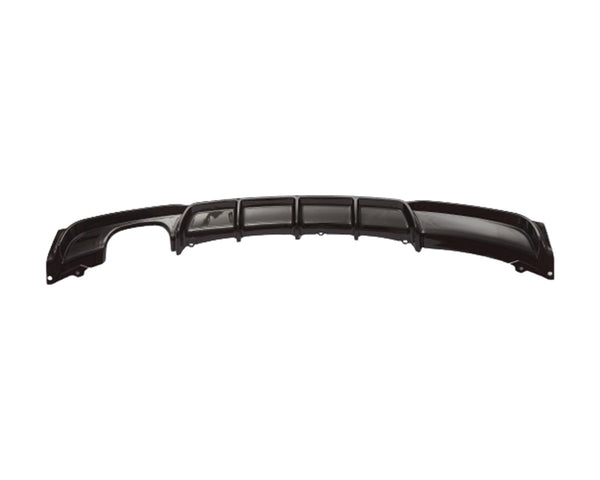 3 series f30 f31 gloss black twin exhaust rear diffuser 12 19