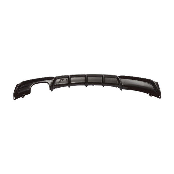 3 series f30 f31 gloss black twin exhaust rear diffuser 12 19