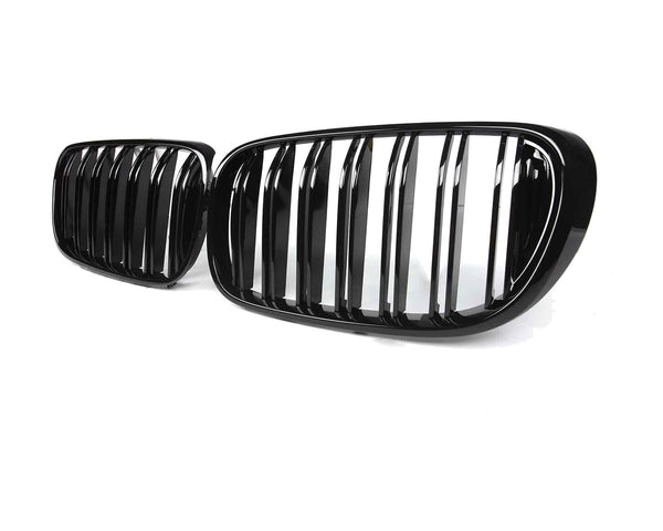 7 series g11 gloss black double slat grill 16 19