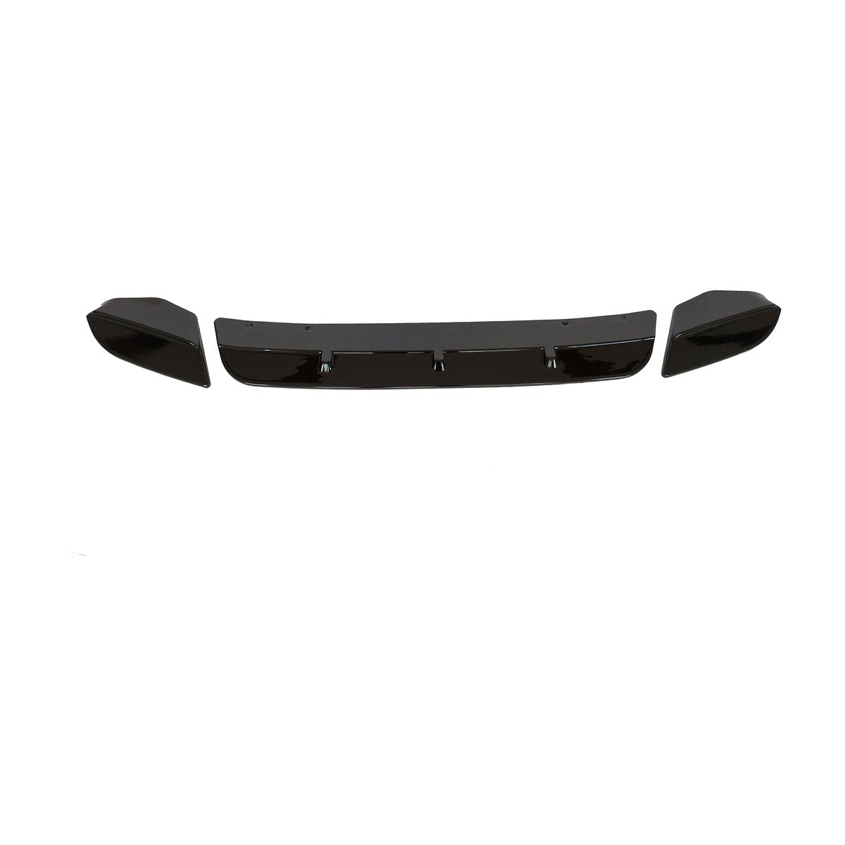x3 g01 gloss black front splitter 17