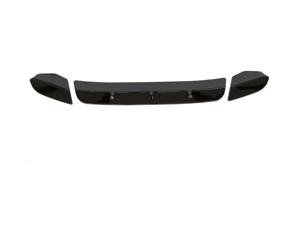 x3 g01 gloss black front splitter 17