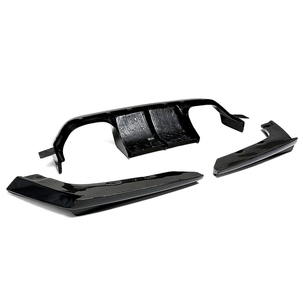 M3 M4 - F80/F82/F83: Dry Pre-Preg Carbon Fibre V Style Rear Diffuser 14-20