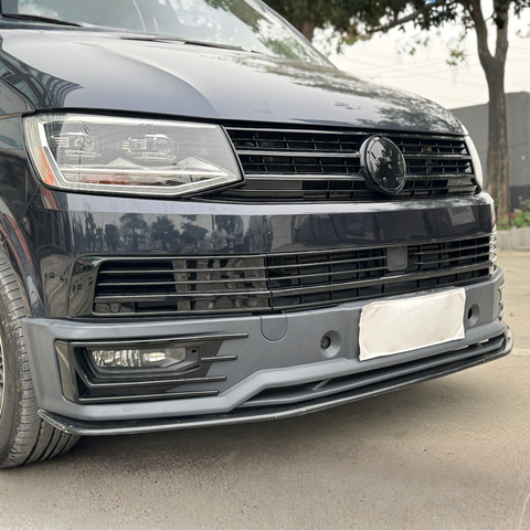Transporter - T6: Gloss Black Front Splitter Front Bumper 15-19