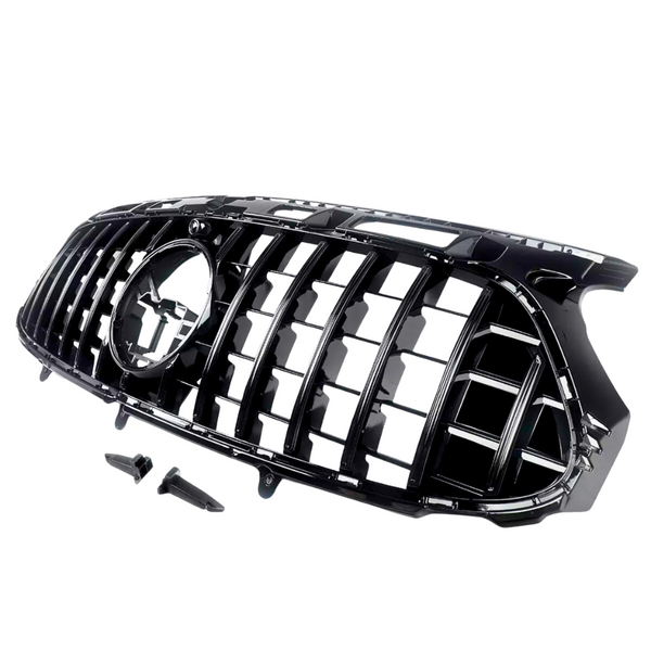 GLA - H247: Gloss Black GT Panamericana Front Grill 20+