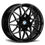 3 Series - F30/F31: 19" Satin Black 666M M3 Competition Style Alloy Wheels 12-19