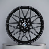 4 Series - F32/F33: 19" Satin Black 666M M3 Competition Style Alloy Wheels 14-20