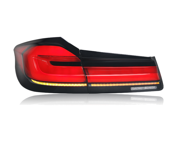 5 series g30 g31 smoked sequential lci style tail lights 17 20