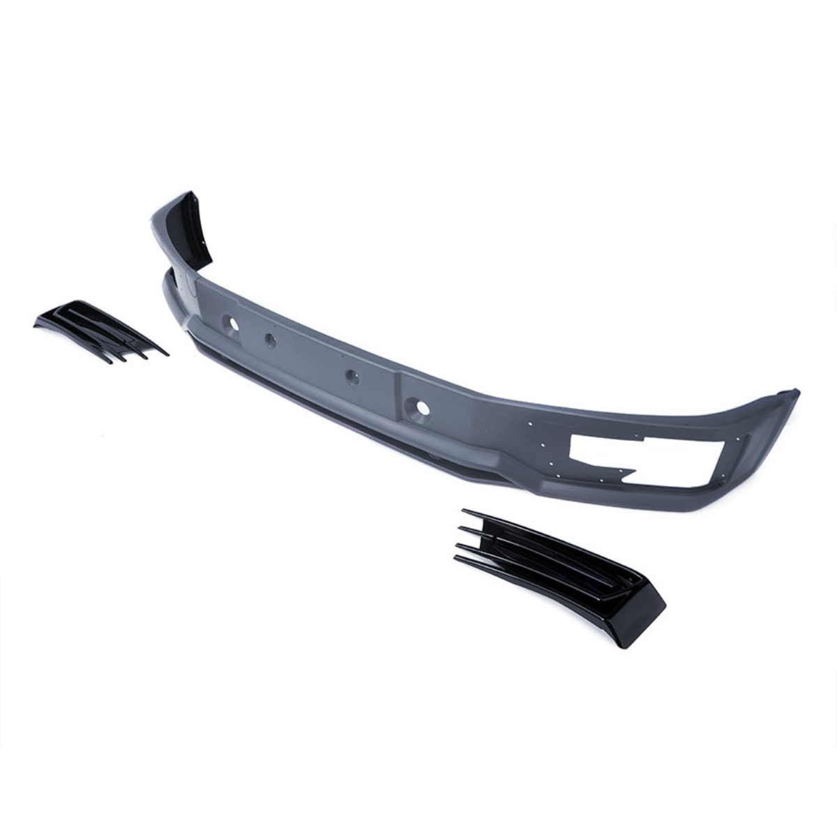 Transporter - T6: Primed Front Bumper Extension Lower Splitter 15-19