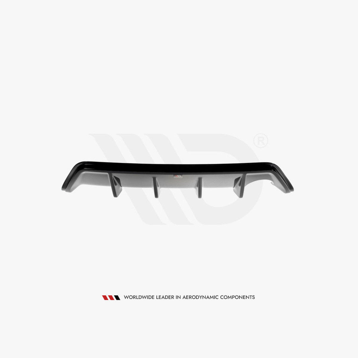 fiesta st mk6 gloss black maxton rear diffuser 04 07