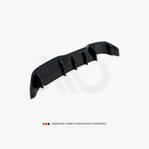 fiesta st mk7 facelift gloss black maxton rear diffuser 13 17