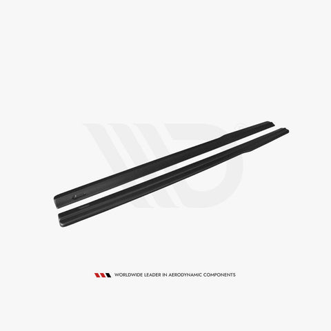 tt tts 8j mk2 gloss black maxton side skirts 08 13