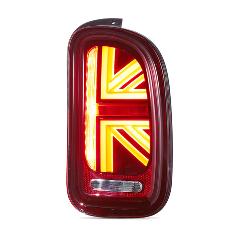 mini cooper r55 clubman red sequential led rear tail lights 07 13