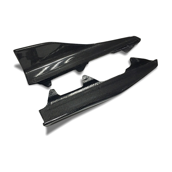 m2 f87 carbon fibre performance style side skirts