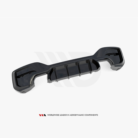 1 series f20 f21 facelift gloss black maxton rear diffuser 15 19