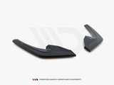 1 series f20 facelift gloss black maxton rear side splitter 15 19