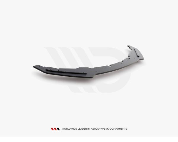 1 series f20 pre facelift gloss black maxton front splitter 11 15