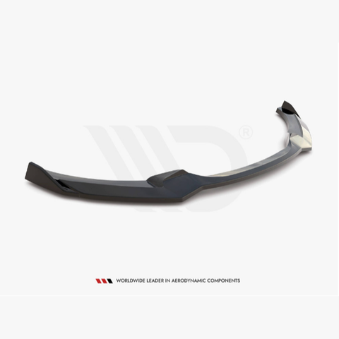 2 series f22 f23 gloss black maxton front splitter 14 21