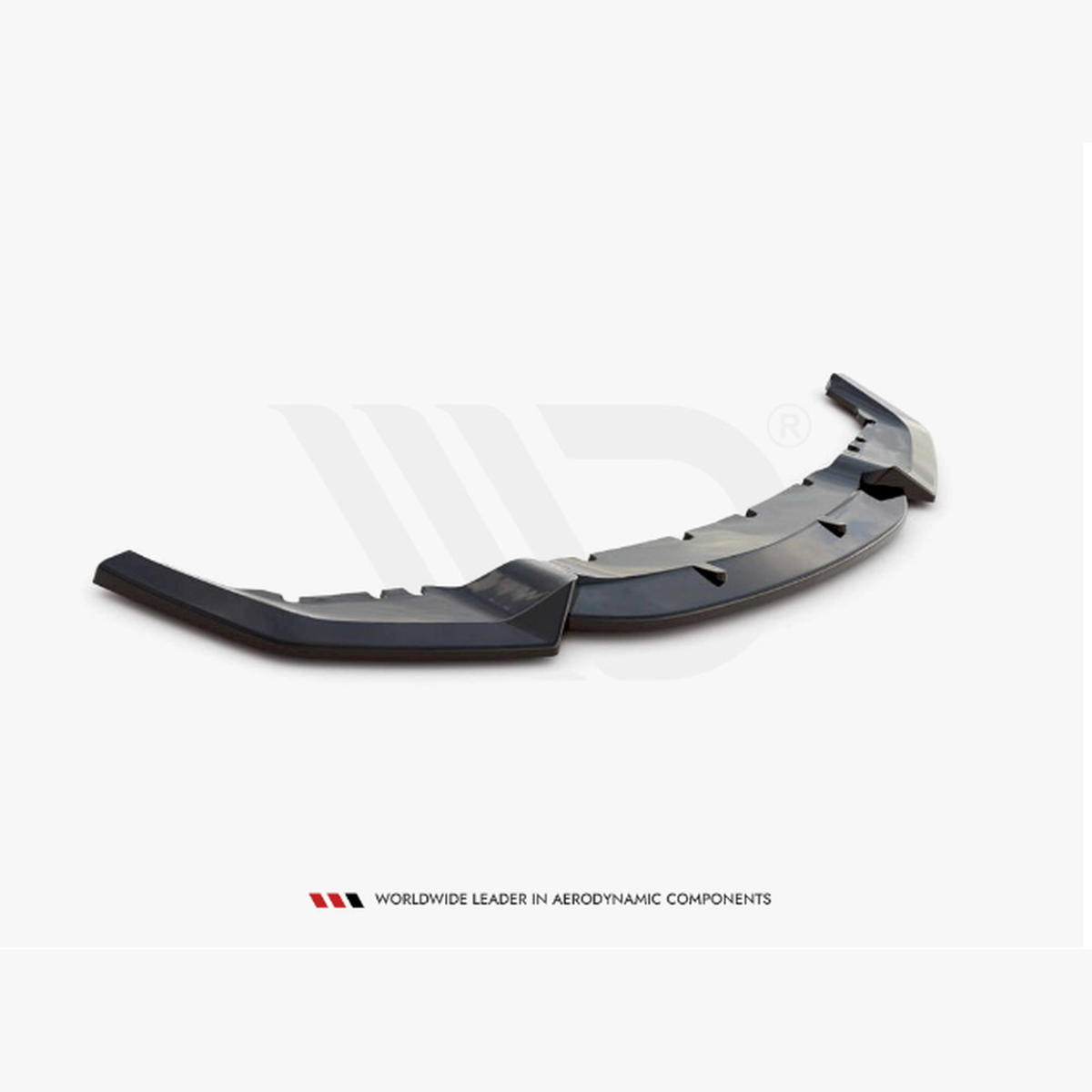 m2 f87 gloss black maxton front splitter 16 20