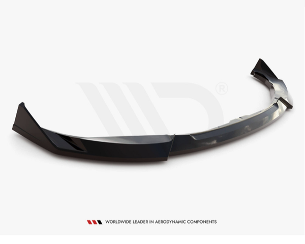 m2 g87 gloss black maxton front splitter 23