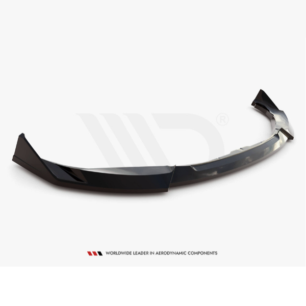 m2 g87 gloss black maxton front splitter 23