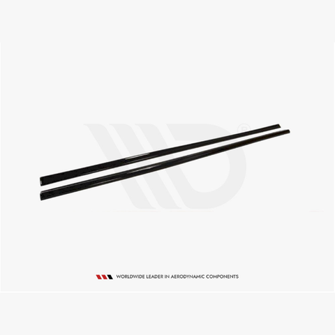 a3 8v gloss black maxton side skirts 13 20
