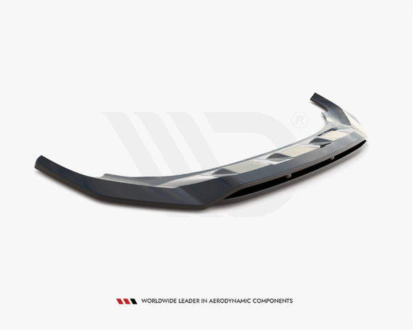 q7 mk2 facelift gloss black maxton front splitter 19