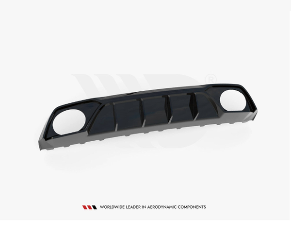 a3 8y gloss black maxton rear diffuser 20