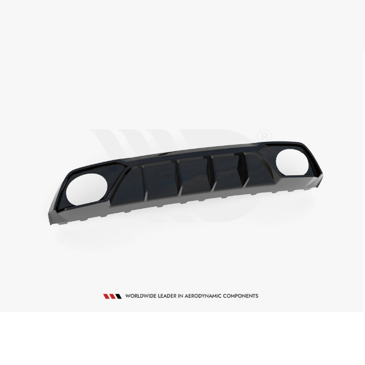 a3 8y gloss black maxton rear diffuser 20