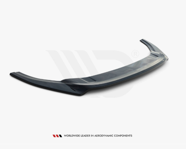 golf mk7 gloss black maxton front splitter v2 13 16