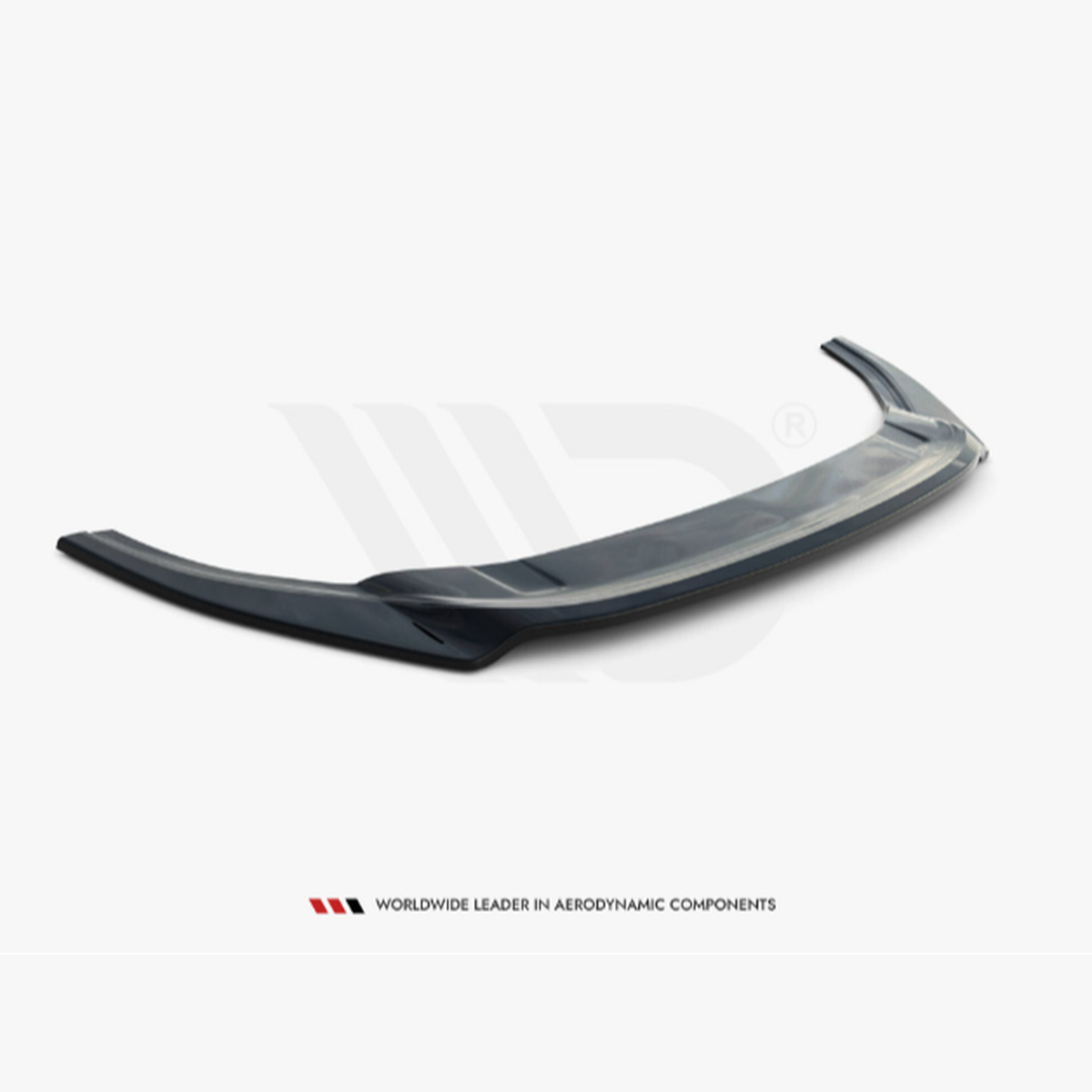 golf mk7 gloss black maxton front splitter v2 13 16